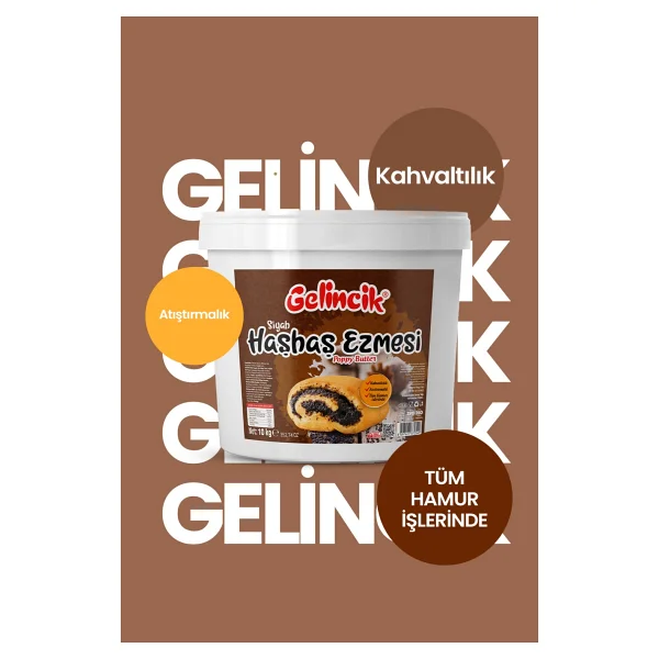 Gelincik Siyah Haşhaş Ezmesi 10 Kg - Görsel 2