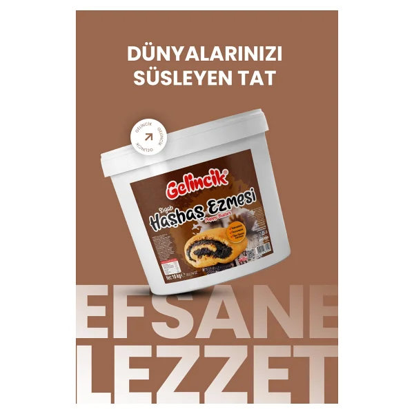 Gelincik Siyah Haşhaş Ezmesi 10 Kg - Görsel 3