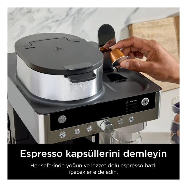 Ninja Prestige Dualbrew 2in1 Filtre Ve Kapsül Kahve Makinesi - Görsel 10