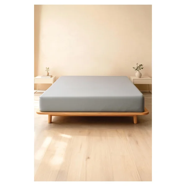 Soley Jersey %100 Pamuk Çift Kişilik 160 X 200 Lastikli Çarşaf - Görsel 5