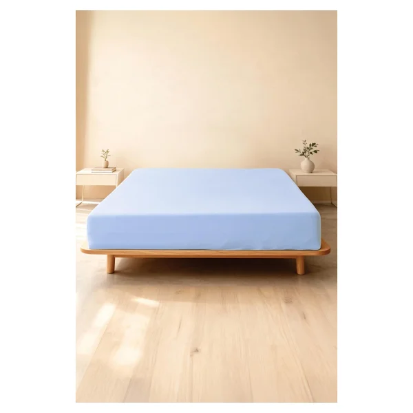 Soley Jersey %100 Pamuk Çift Kişilik 160 X 200 Lastikli Çarşaf - Görsel 6