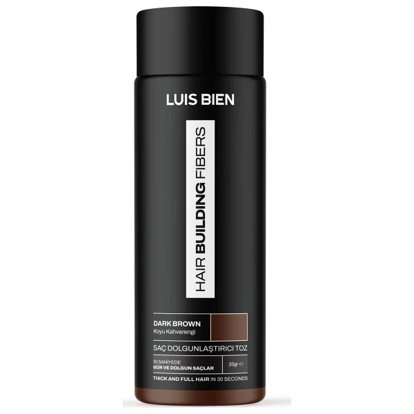 Luis Bien Saç Dolgunlaştırıcı Toz Fiber Koyu Kahverengi 20 Gr - Görsel 7