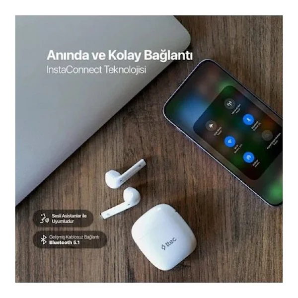 Ttec Airbeat Go 2km141 TWS Kulak İçi Bluetooth Kulaklık - Görsel 4