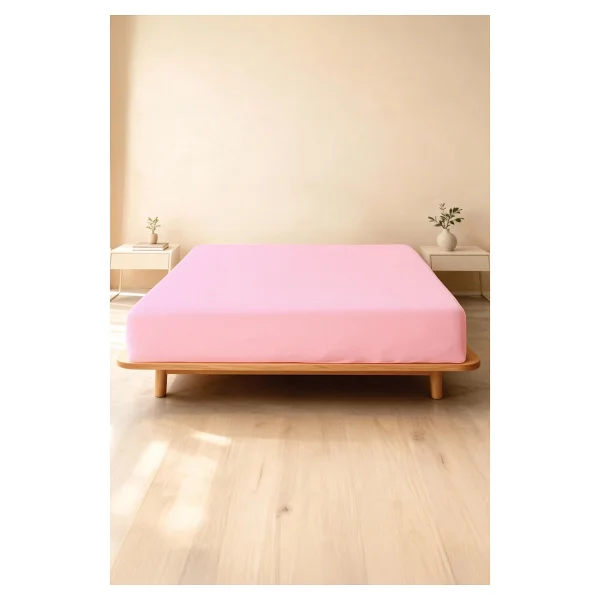 Soley Jersey %100 Pamuk Çift Kişilik 160 X 200 Lastikli Çarşaf - Görsel 7