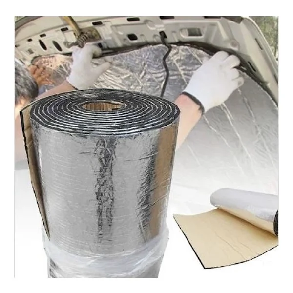 Türkeli Kaput Altı Alüminyum Folyolu Kaucuk Ses Yalıtım Levhası 6-9 Mm 100x150 - 9 Mm - 100 X 150 - Görsel 5