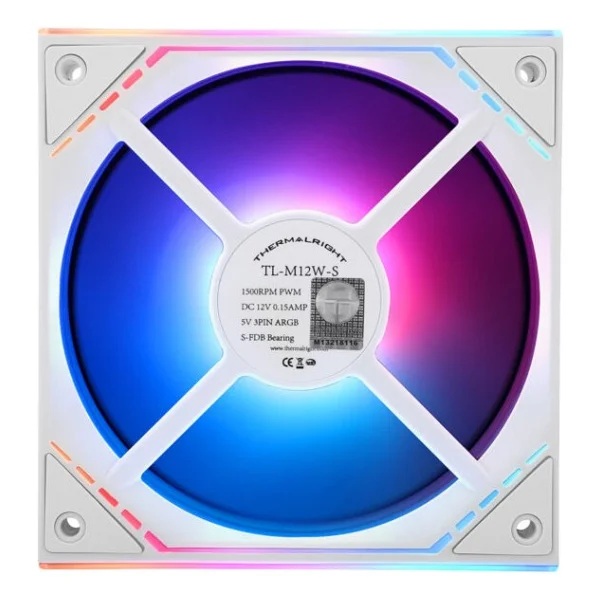 Thermalright Tl-M12w-S Argb Beyaz 3'lü 12 Cm Kasa Fanı - Görsel 7
