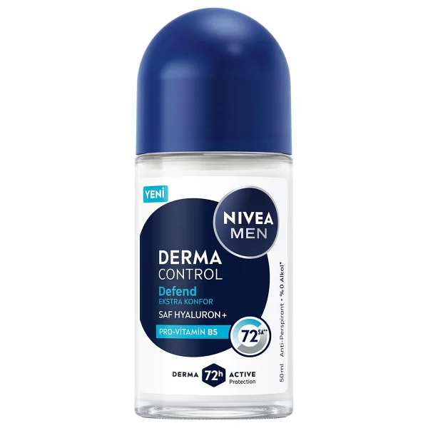 Nivea Men Derma Control Defend 50 Ml Erkek Roll-On - Görsel 3