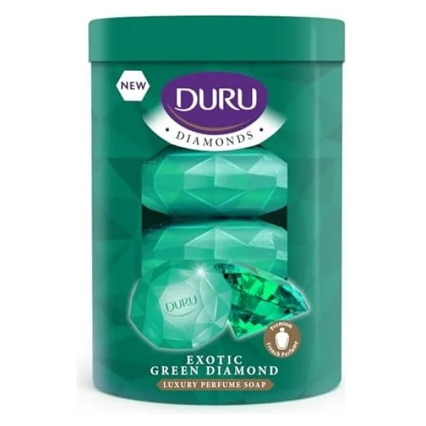 Duru Exotic Green Diamond 4x90 Gr Sabun - Görsel 4