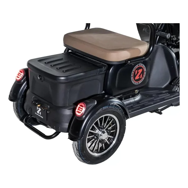 Zlin Motors Luna 1000 W 3 Tekerlekli Elektrikli Motosiklet - Görsel 4
