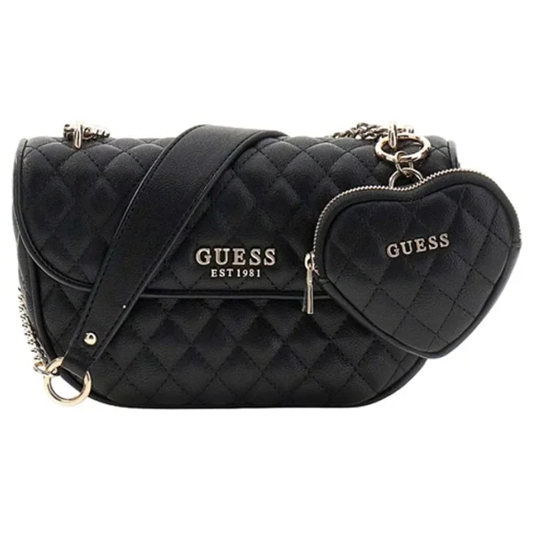 Guess Atabey Dönüştürülebilir Çapraz Askılı Kadın Siyah Omuz Çantası Hwqg9894210-Bla - Görsel 4