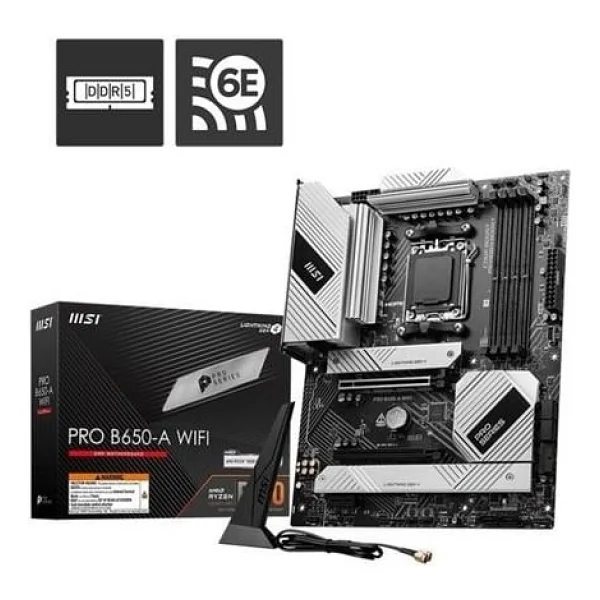 Msı Pro B650-A Wi-Fi AMD Am5 DDR5 Atx Anakart - Görsel 6
