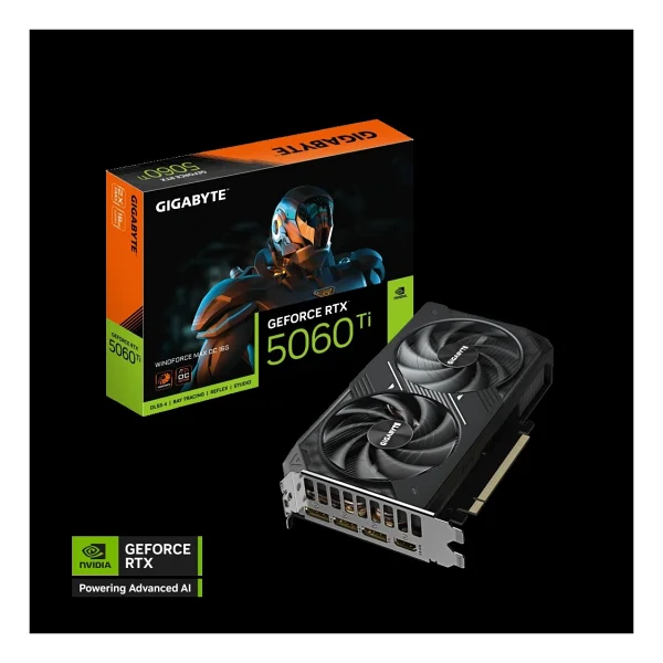 Gigabyte RTX 5060 Tı Windforce Max Oc 16g Gv-N506twf2max Oc-16gd 128 Bit Gddr7 16 GB Ekran Kartı - Görsel 2