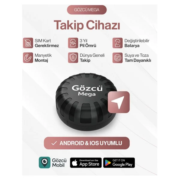 Gözcü Mobil Mega Akıllı Takip Cihazı - Görsel 8