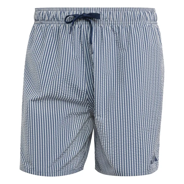 Adidas Seersucker Striped 5-Inch Jx2674 Gri Erkek Deniz Şortu - Görsel 3