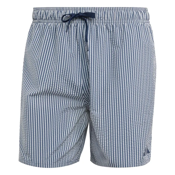 Adidas Seersucker Striped 5-Inch Jx2674 Gri Erkek Deniz Şortu - Görsel 5