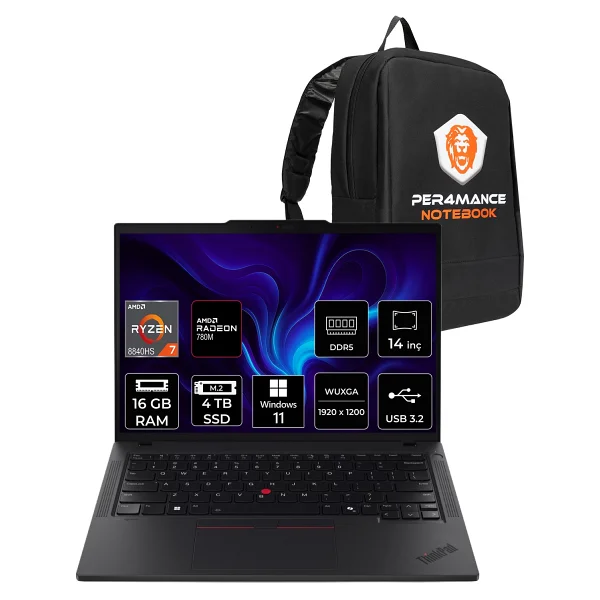 Lenovo ThinkPad P14S Gen 5 21MFS2MQ00 Ryzen 7 8840HS 16 GB 4 TB SSD Radeon 780M 14