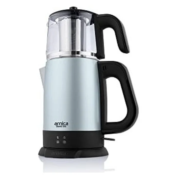 Arnica IH33203 Demli Stil 1800 W Yeşil Cam Demlikli Çay Makinesi - Görsel 2
