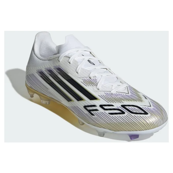 Adidas F50 League Fg/Mg Jı0005 Beyaz-Sarı Erkek Krampon - Görsel 2