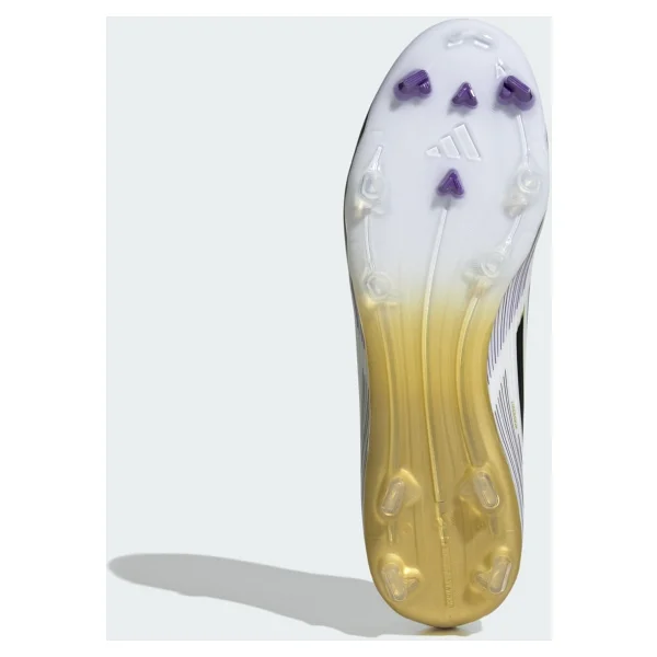 Adidas F50 League Fg/Mg Jı0005 Beyaz-Sarı Erkek Krampon - Görsel 4