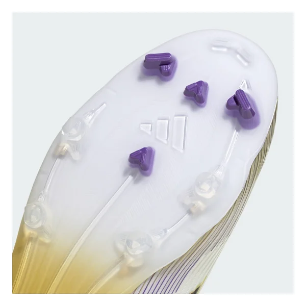 Adidas F50 League Fg/Mg Jı0005 Beyaz-Sarı Erkek Krampon - Görsel 5