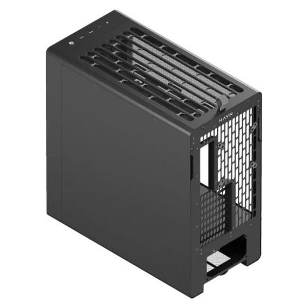 Havn Bf 360 Fansız Siyah E-Atx Oyuncu Kasası - Görsel 5