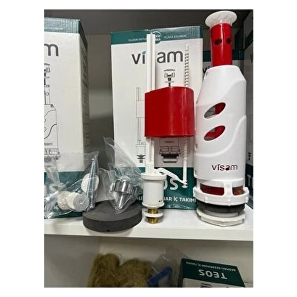 Visam Teos Basmalı Rezervuar İç Takımı Ø40 Mm Hızlı Dolum Ve Sessiz Çalışma Özelliği İle - Görsel 6