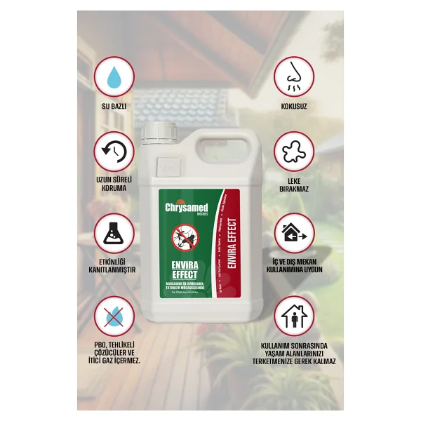 Envira Effect 5 Lt Böcek İlacı Karasinek, Sivrisinek, Tatarcık - Görsel 2