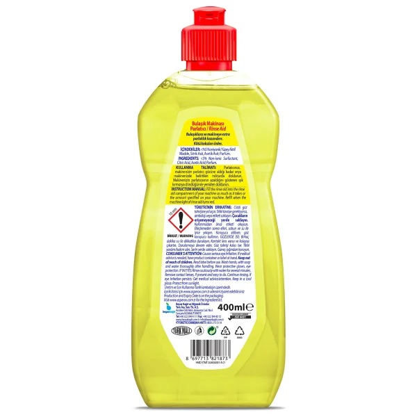 Asperox Sparx Bulaşık Makinesi Parlatıcı 400 ml - Görsel 8