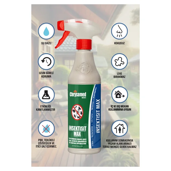 Chrysamed Max Böcek İlacı 500 Ml - Görsel 3