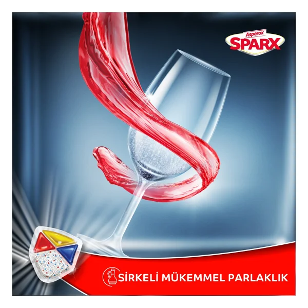 Asperox Sparx Bulaşık Makinesi Tableti 40'lı - Görsel 9