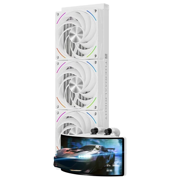 Thermalright Rainbow Vision 360 Turbo Argb White 360mm Intel-AMD Uyumlu Işlemci Sıvı Soğutucu - Beyaz - Görsel 5