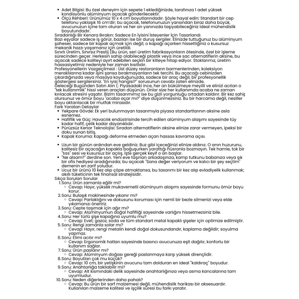 Transformacion Ergonomik Metal Şişe Açacağı - Gazoz, Kola, Bira Kapağı Açıcı Türkiye Menşeli - Görsel 4