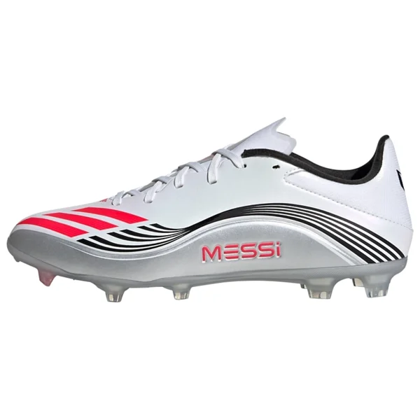 Adidas F50 Messi League Fg/Mg Jp7446 Beyaz-Gri Erkek Krampon - Görsel 6