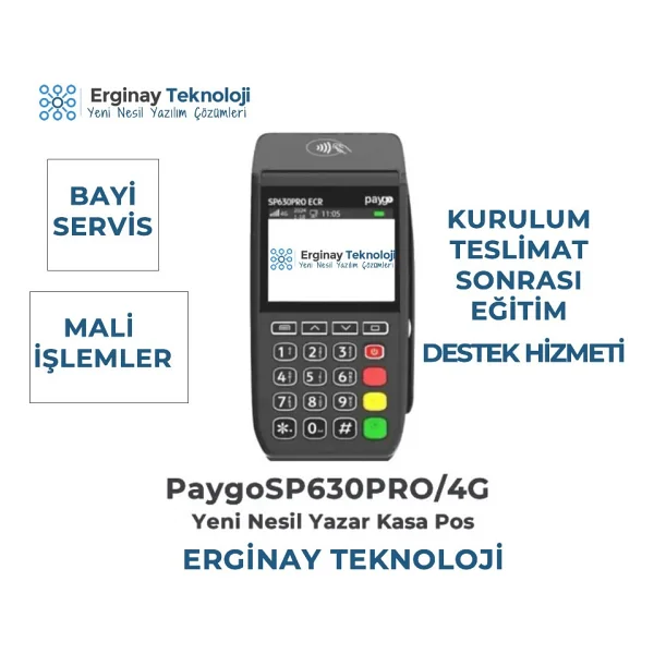 Paygo Sp630 Pro 4g Yazar Kasa Pos - Görsel 6
