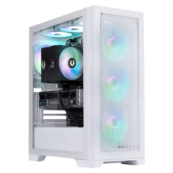 Bitfenix Mg953 850w 80+Bronze Tempered Glass Frgb USB 3.0 Atx Mid Tower Beyaz Kasa Bfc-Mgb85wwgsw-4f - Görsel 6