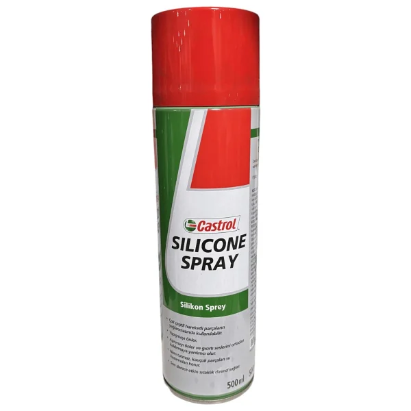 Castrol Silikon Sprey 500ml Lastik Ve Plastik Koruyucu Parlatıcı - 500 Ml - Görsel 3
