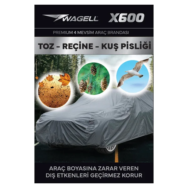 Budge Hyundai İ30 Hatchback - X600 Klipsli 4 Mevsim Araba Brandası - Oto Çadır Örtü - Görsel 7