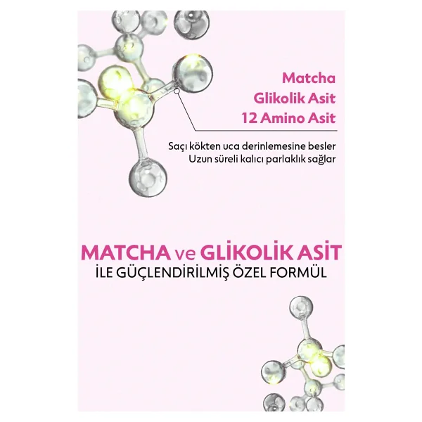Ashley Joy Matcha Gloss Işıltı Veren 3'lü Saç Bakım Seti - Görsel 5