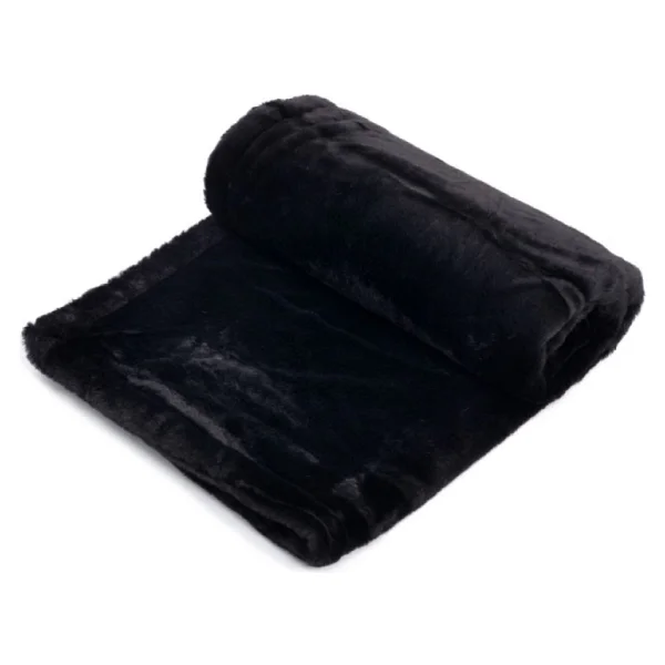 Pet Comfort Lodix Siyah Kedi Ve Köpek Battaniyesi S 70x50cm - 50 X 70 Cm - Görsel 2