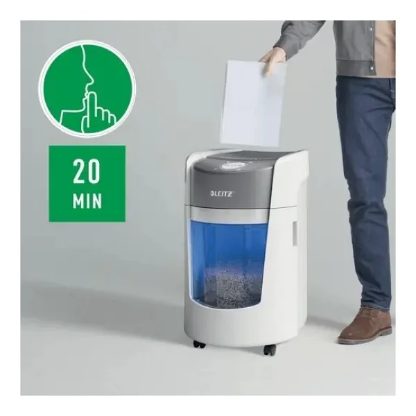 Leitz Iq Optimax Office P5 22 Lt Mikro Kesim Evrak İmha Makinesi - Görsel 3