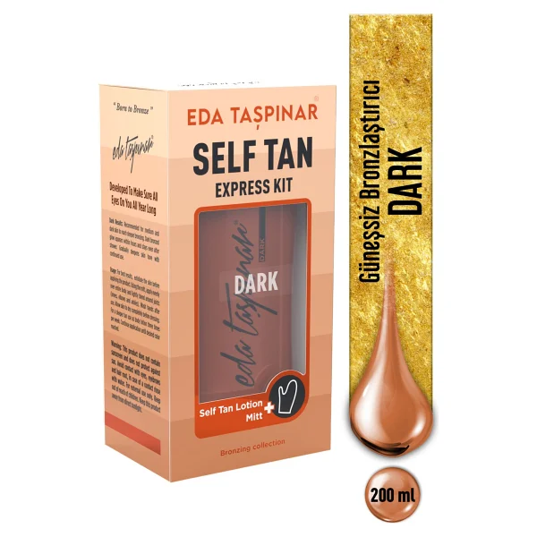 Eda Taşpınar Dark 200 Ml Güneşsiz Bronzlaştırıcı - Görsel 10