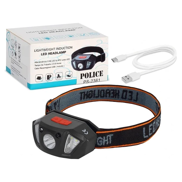 Police Ps-2361 Şarjlı Kafa Lambası - Görsel 5