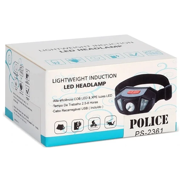 Police Ps-2361 Şarjlı Kafa Lambası - Görsel 8