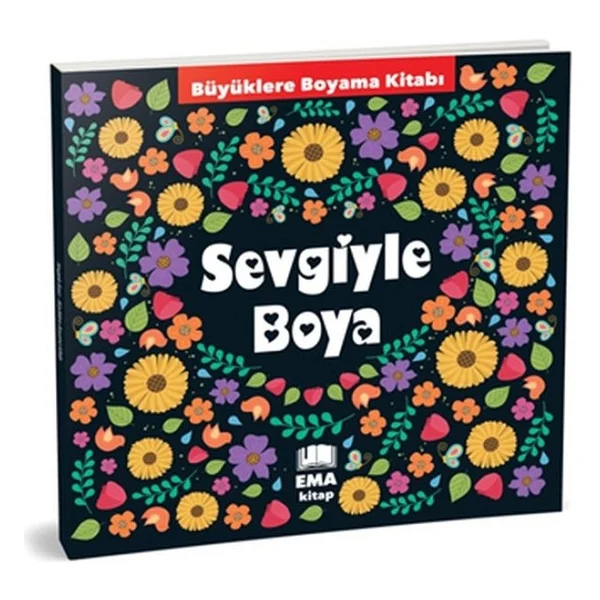 Büyükler İçin Mandala Boyama - Sevgiyle Boya - Kolektif - Görsel 2