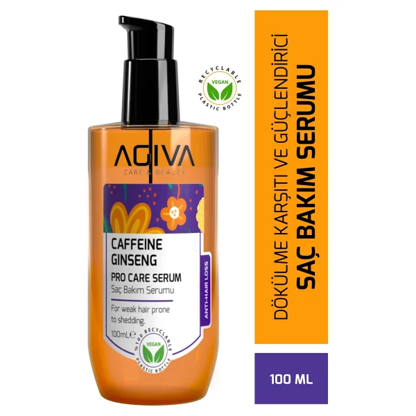 Agiva Caffeine Ginseng Pro Care 100 Ml Saç Serumu - Görsel 9