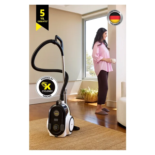 Karcher Vcc 4 Cyclonex 800 W Toz Torbasız Elektrikli Süpürge - Görsel 10