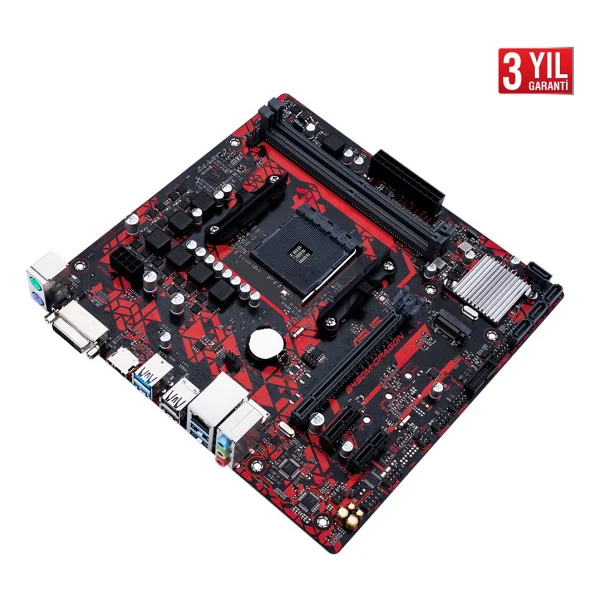 Asus B450m Dragon Am4 DDR4 Micro Atx Anakart - Görsel 2