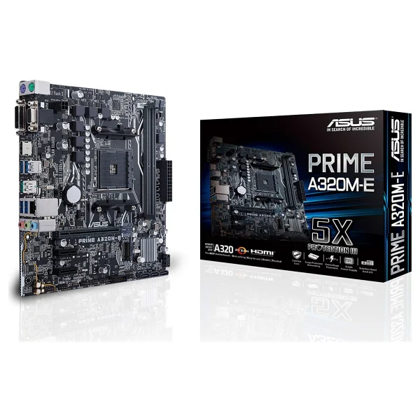Asus Prime A320M-E AMD AM4 DDR4 Micro ATX Anakart - Görsel 9