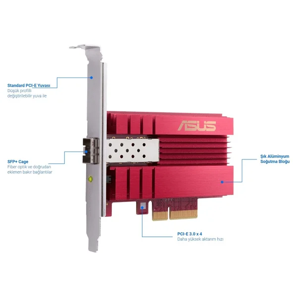 Asus Xg-C100f Ethernet Kartı - Görsel 4