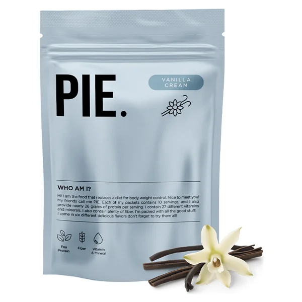 Pıe. Proteinli Öğün Tozu /Vanilya Aromalı /Vücut Ağırlığı Kontrolü İçin Diyetin Yerini Alan Gıda /600 Gram /10 Öğün/%85 Vegan Protein - Görsel 8